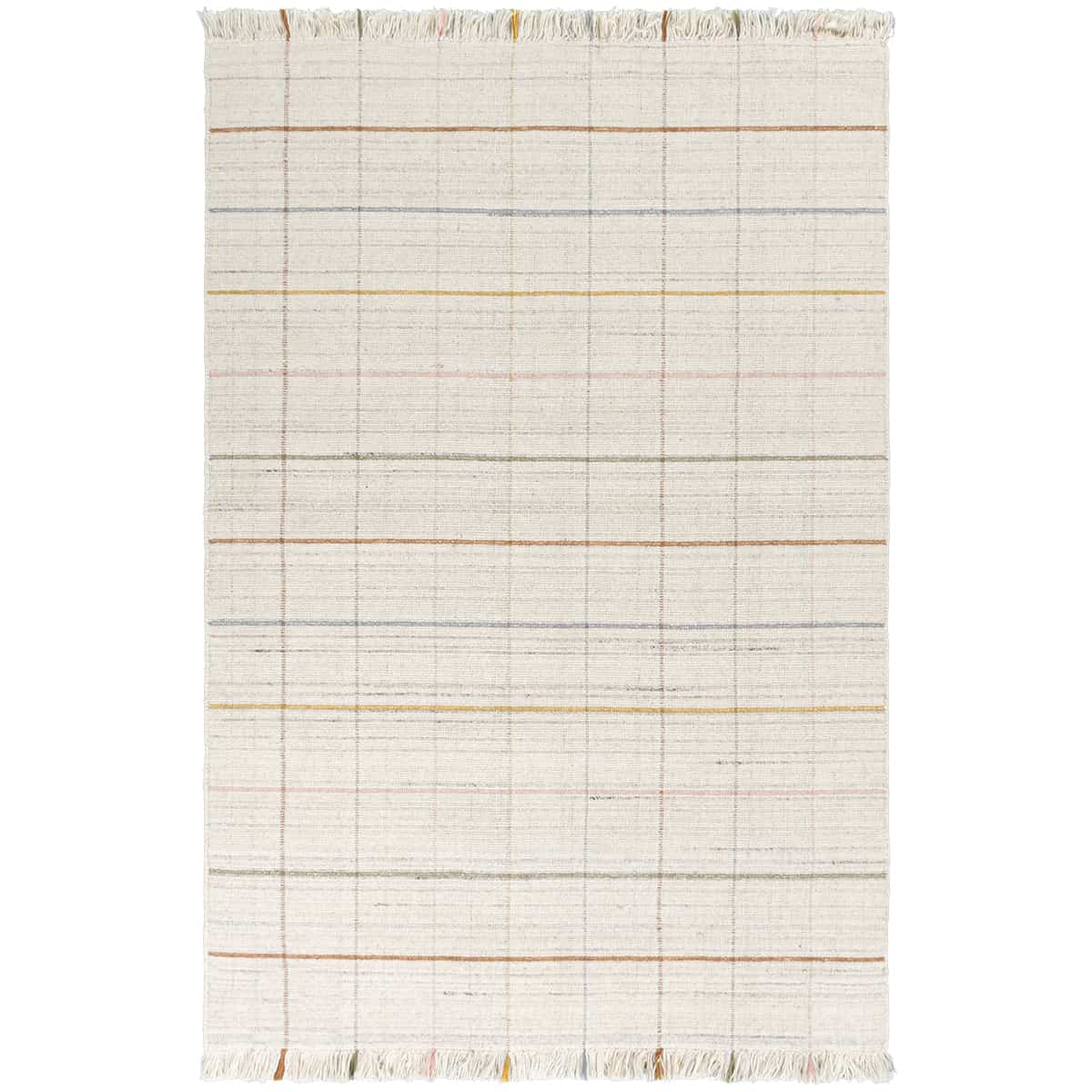 שטיח יעל 05 צבעוני עם פרנזים | השטיח האדום