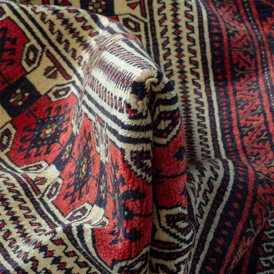 סופר בלוץ' פרסי 00 אדום/קרם 102x196 | השטיח האדום