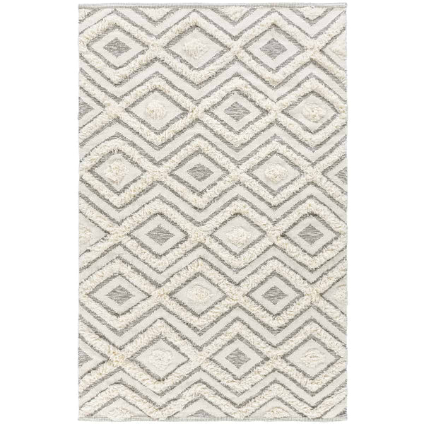 שטיח קילים סקנדינבי 30 אפור/לבן KILIM