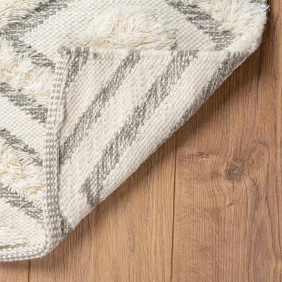 שטיח קילים סקנדינבי 30 אפור/לבן | השטיח האדום