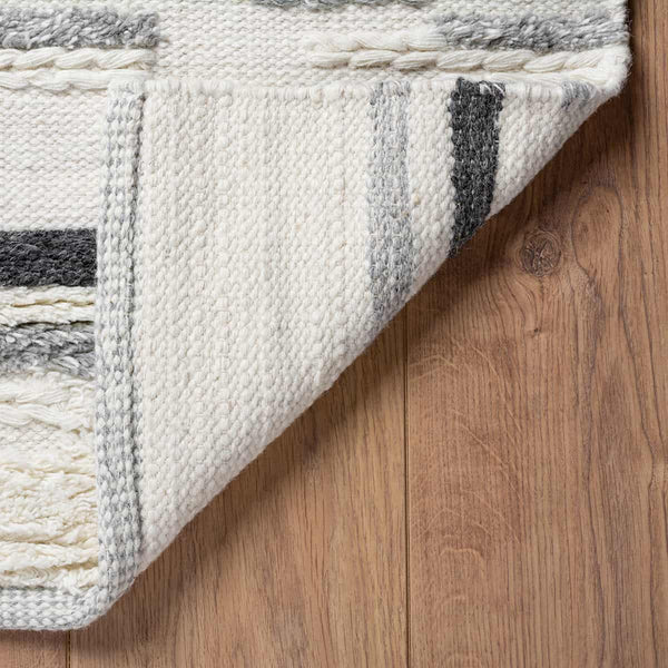 שטיח קילים סקנדינבי 29 אפור/לבן KILIM - hover