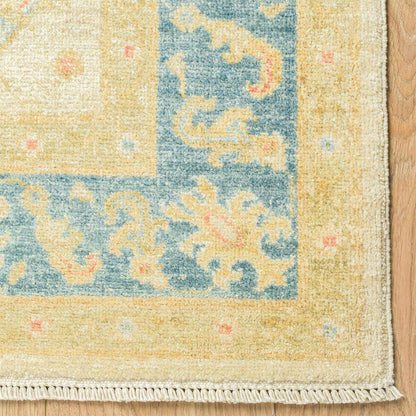 סופר זיגלר 00 קרם/תכלת 123x179 | השטיח האדום