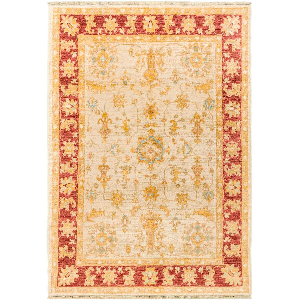 סופר זיגלר 00 קרם/אדום 123x177 | השטיח האדום