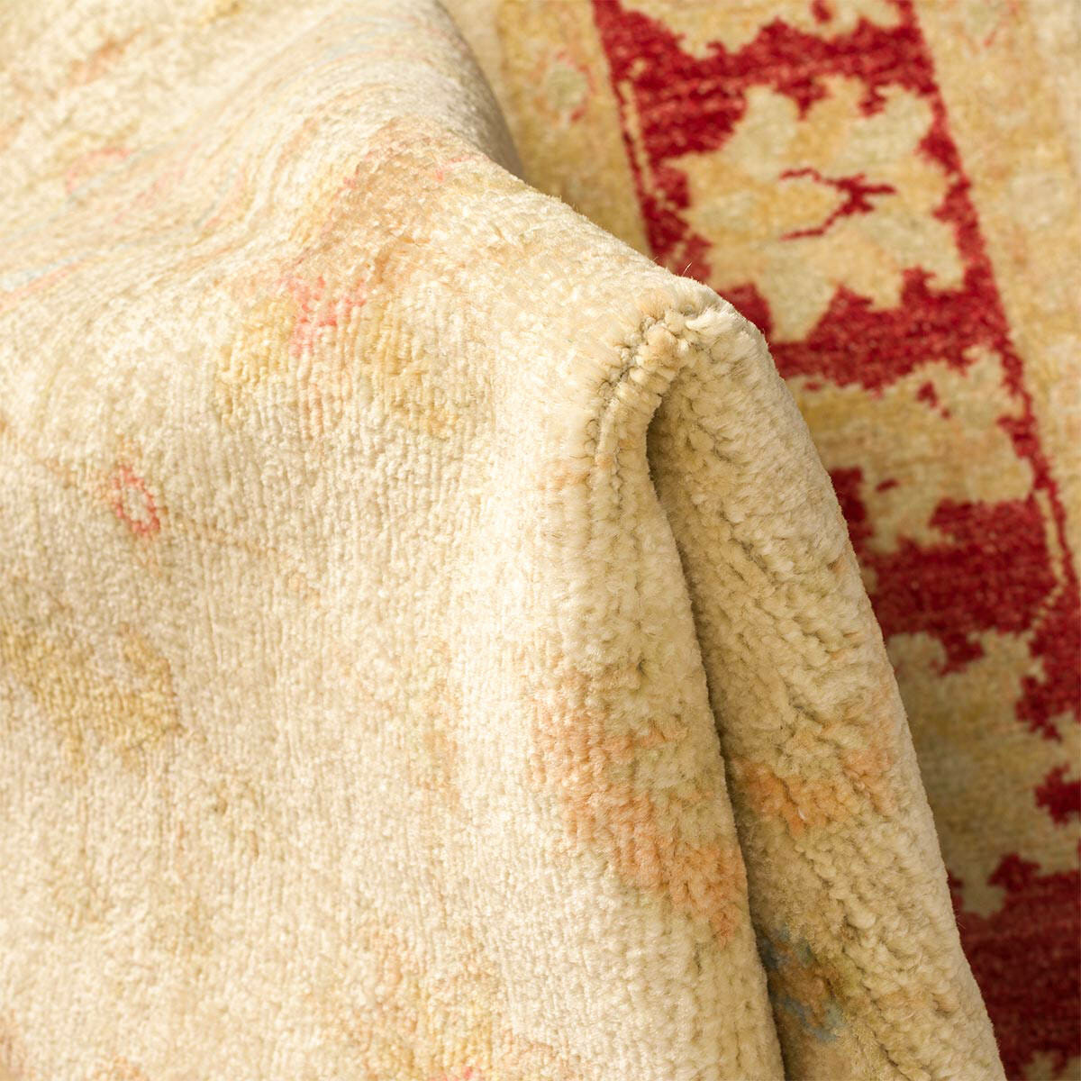 סופר זיגלר 00 קרם/אדום 123x177 | השטיח האדום