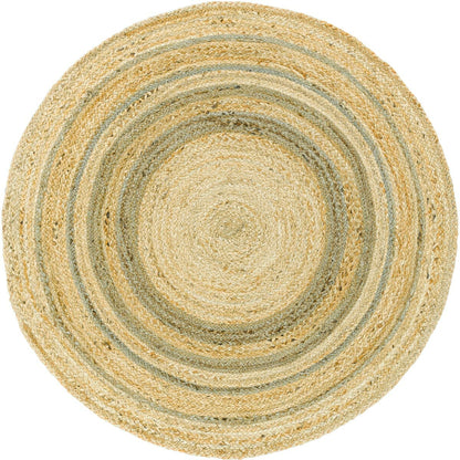 שטיח תמר מעצבים 12 בז'/אפור עגול | השטיח האדום