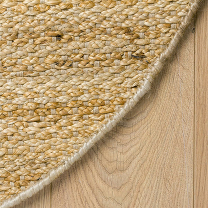 שטיח תמר אריגה גסה 08 בז' עגול | השטיח האדום