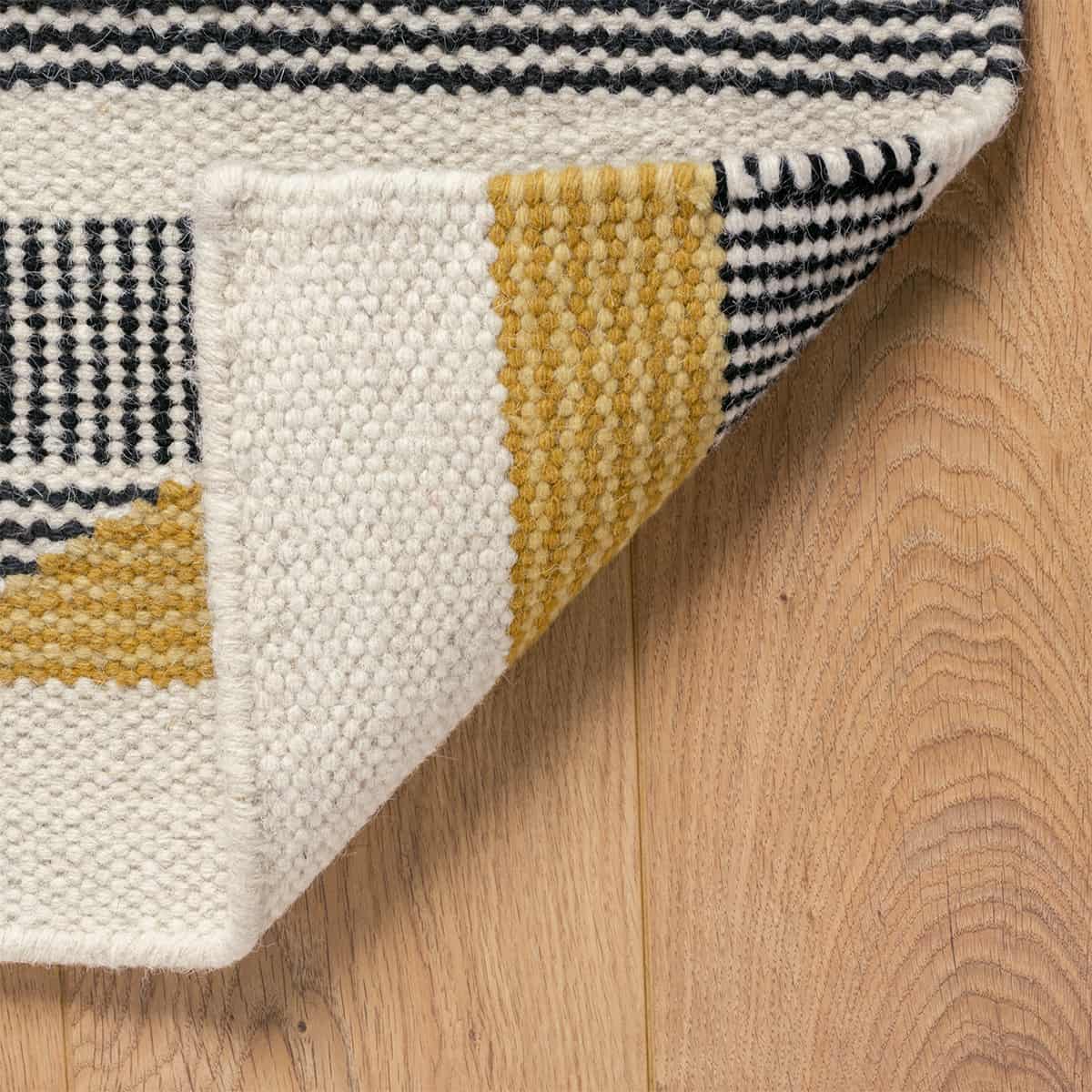  שטיח קילים סקנדינבי 20 שחור/צהוב/אפור ראנר | השטיח האדום 