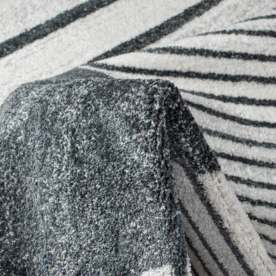 שטיח סלוניקי 14 שחור עגול | השטיח האדום