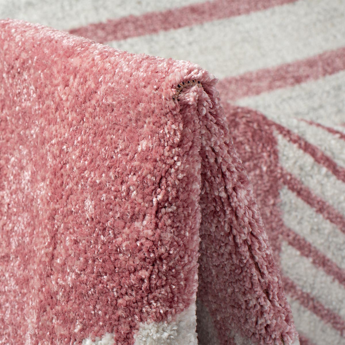 שטיח סלוניקי 14 ורוד עגול | השטיח האדום