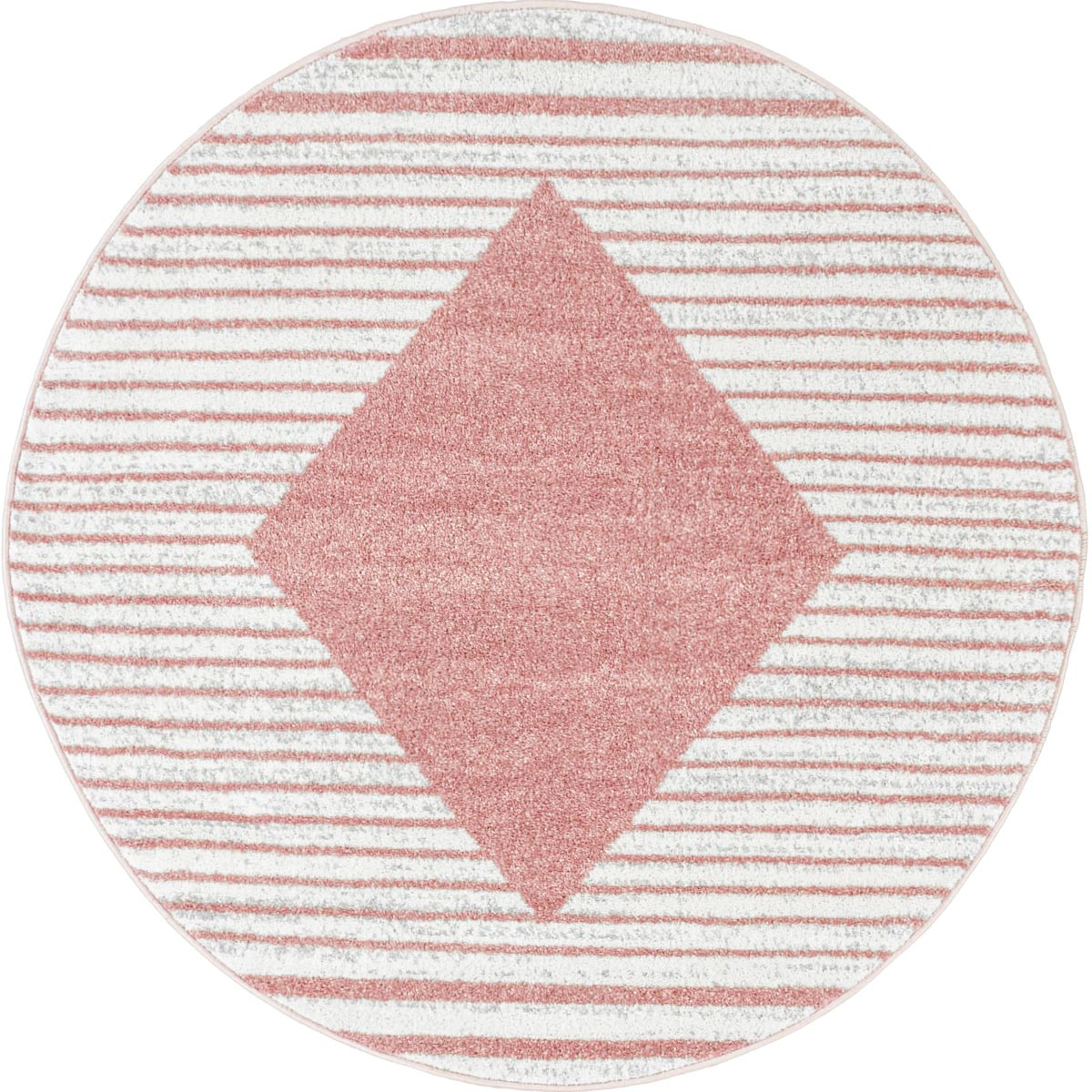 שטיח סלוניקי 14 ורוד עגול | השטיח האדום
