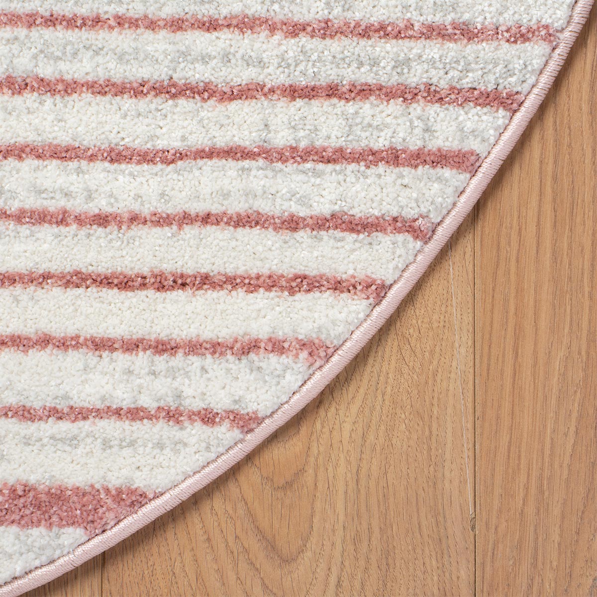 שטיח סלוניקי 14 ורוד עגול | השטיח האדום