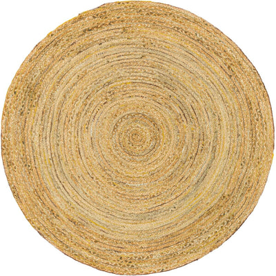 שטיח תמר אריגה שטוחה 08 בז'/צבעוני עגול | השטיח האדום