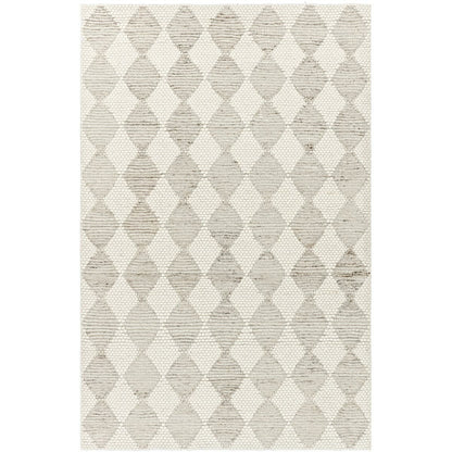 שטיח חבל מרוקאי 02 לבן/בז' | השטיח האדום