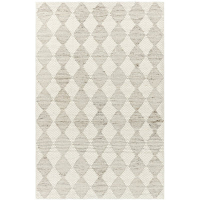 שטיח חבל מרוקאי 02 לבן/בז' | השטיח האדום