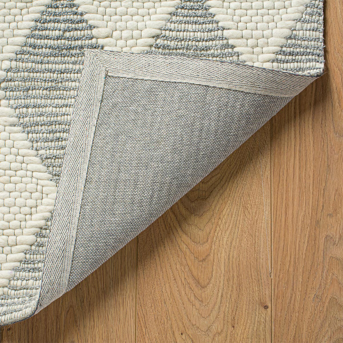 שטיח חבל מרוקאי 02 לבן/אפור | השטיח האדום