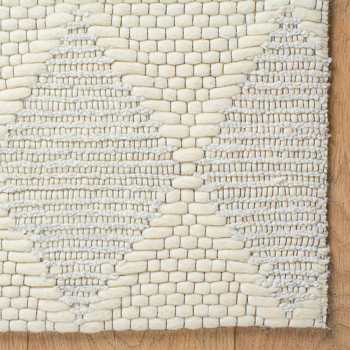 שטיח חבל מרוקאי 02 לבן | השטיח האדום