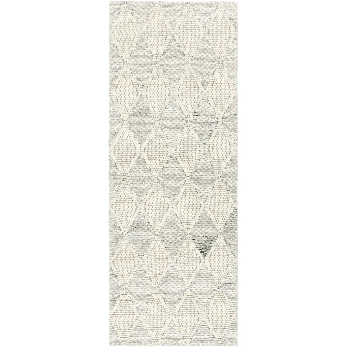 שטיח חבל מרוקאי 02 לבן ראנר | השטיח האדום
