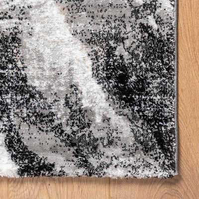  שטיח אמסטרדם 01 אפור/שחור | השטיח האדום 