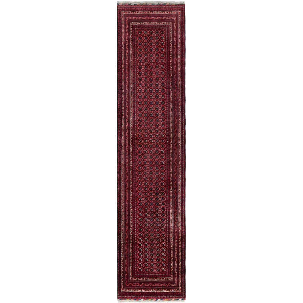  אפגני באשיר 00 אדום ראנר 90x370 | השטיח האדום 