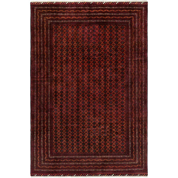 שטיח אפגני באשיר 00 אדום 286*197 BASHIR