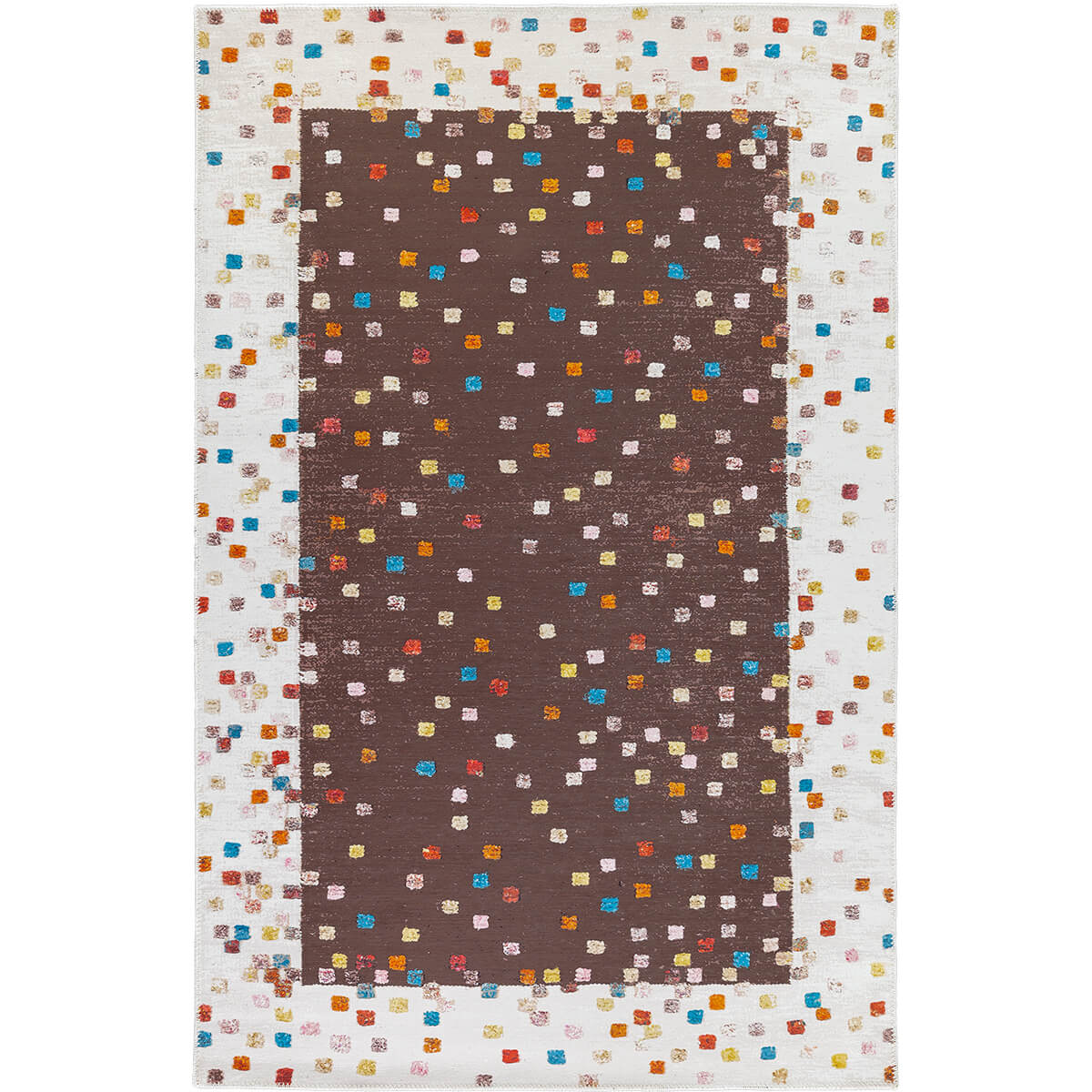 שטיח כביס רומא 08 שחור/בז' | השטיח האדום