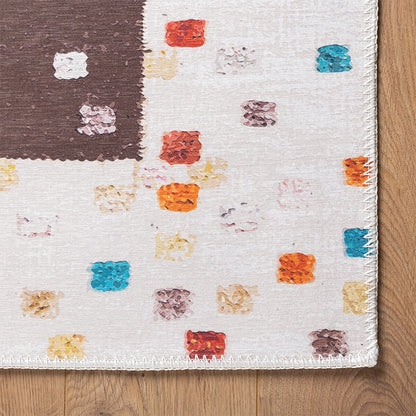 שטיח כביס רומא 08 שחור/בז' | השטיח האדום