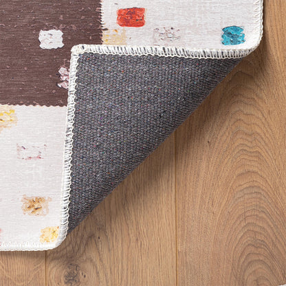 שטיח כביס רומא 08 שחור/בז' | השטיח האדום