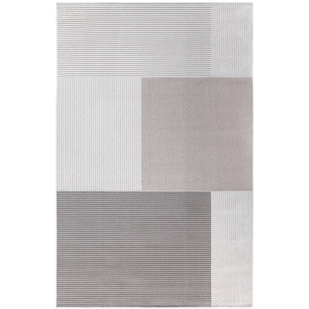 שטיח הלסינקי 03 בז'/אפור כהה | השטיח האדום