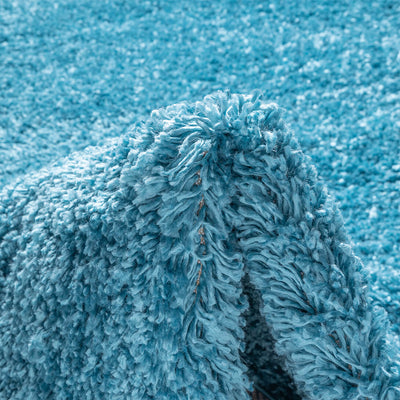 שטיח שאגי קטיפה פארמה 02 תכלת | השטיח האדום