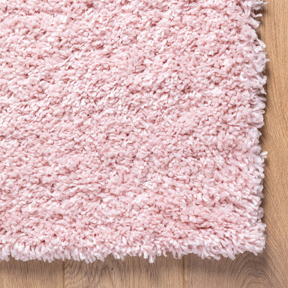 שטיח שאגי קטיפה פארמה 02 ורוד בהיר | השטיח האדום