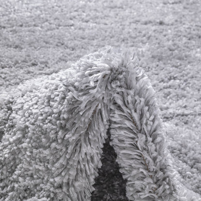 שטיח שאגי קטיפה 02 אפור | השטיח האדום