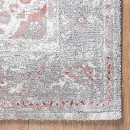 שטיח אליסה 04 ורוד/אפור ALISSA