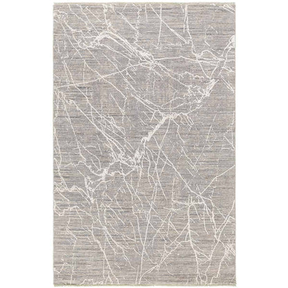  שטיח ג'איפור 30 אפור/קרם עם פרנזים | השטיח האדום 