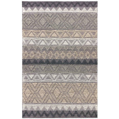  שטיח נירוונה 08 אפור/אפור כהה/בז' | השטיח האדום 