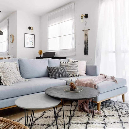 שטיח ברבר מרוקאי 05 לבן/שחור עם פרנזים | השטיח האדום | עיצוב: רויטל ארז, צילום: אורית ארנון 