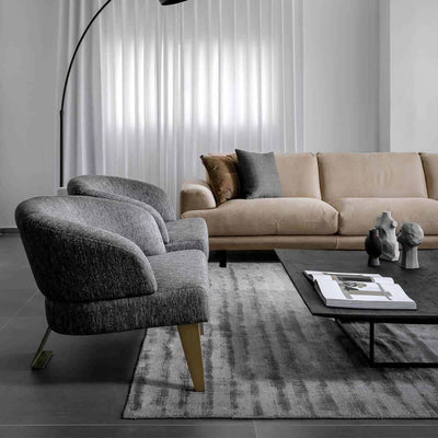 שטיח טוסקנה 01 אפור | השטיח האדום | עיצוב: יוסור עיסא, צילום: אורן עמוס