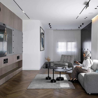 שטיח טוסקנה 01 אפור בהיר | השטיח האדום | עיצוב: יוסור עיסא, צילום: אורן עמוס 