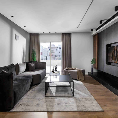 שטיח טוסקנה 01 אפור בהיר | השטיח האדום | עיצוב: יוסור עיסא, צילום: אורן עמוס