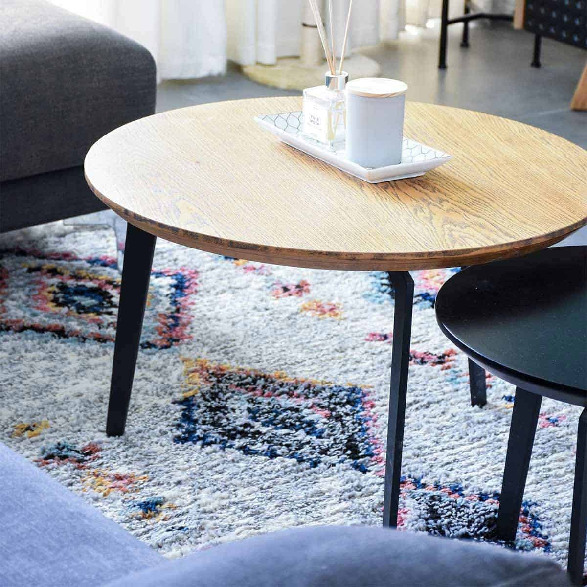 שטיח טנג'יר 07 צבעוני עם פרנזים | השטיח האדום | עיצוב: סהר אליה, צילום: סיון מויאל