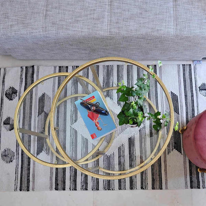 שטיח קילים סקנדינבי 02 ורוד עם פרנזים | השטיח האדום | עיצוב: מעיין פיינשטיין הום סטיילינג, צילום: שירי גרופר 