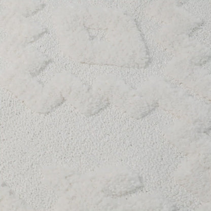 שטיח אטלס 10 קרם עם פרנזים ATLAS