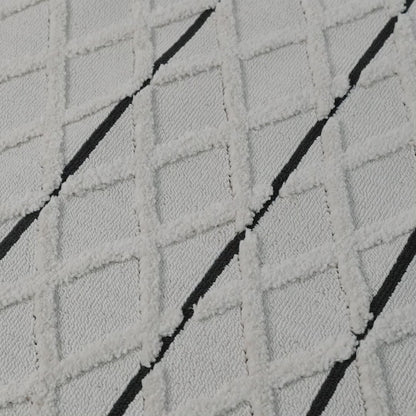 שטיח אטלס 25 קרם עם פרנזים | השטיח האדום