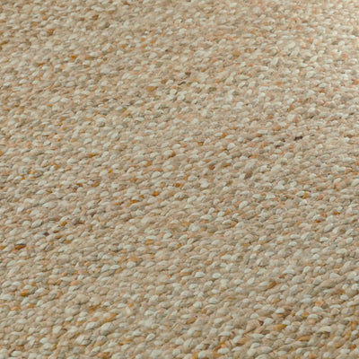 שטיח תמר אריגה גסה 08 בז'/בז' בהיר עגול | השטיח האדום