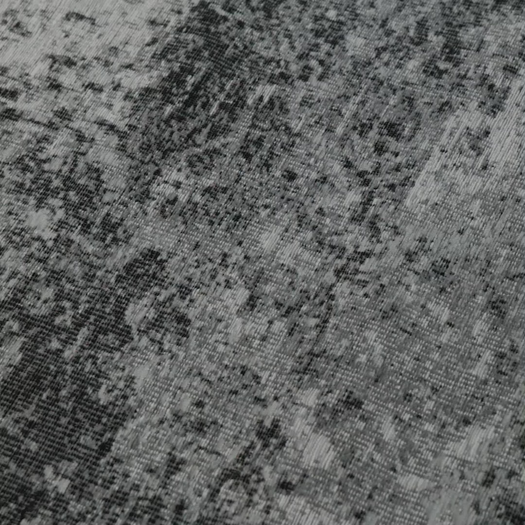 שטיח מרסיי 30 שחור עגול | השטיח האדום